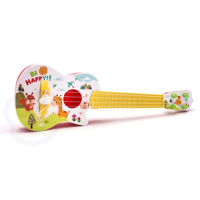 Realistische nabootsing van een echte gitaar