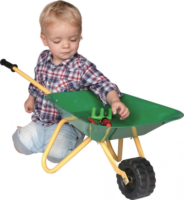 Kinder metalen kruiwagen