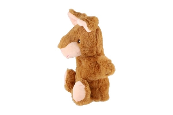 Knuffel diertje handpop - 1st