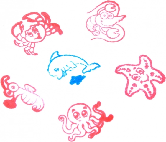 6 adorables motifs marins