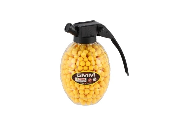 Kogeltjes voor pistool 800st 6mm rubber 10cm in granaat 3 kleuren