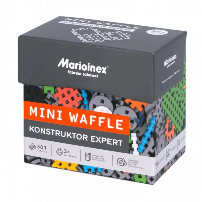 MARIOINEX Mini Waffle Constructor Expert Building Set – 301 Pieces