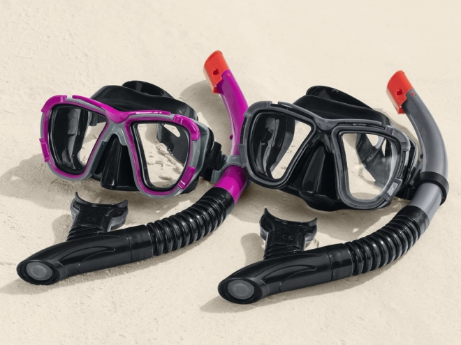 Bestway Snorkelset voor kinderen en volwassenen – Rood