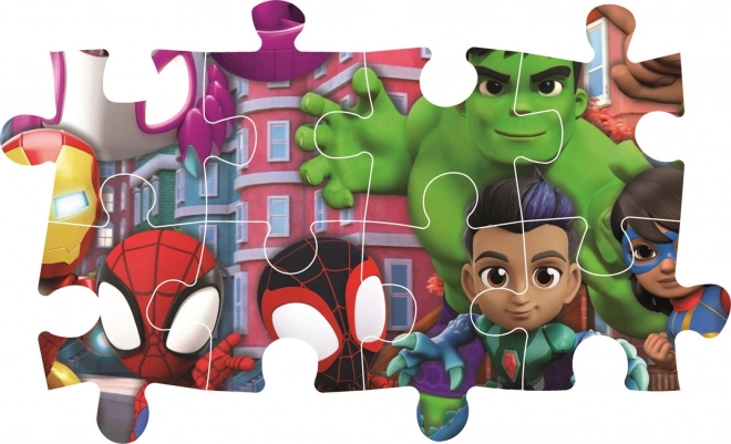 CLEMENTONI Puzzel Spidey en zijn geweldige vrienden MAXI 24 stukken