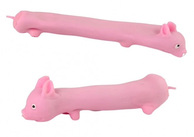 Elastisch roze squishy speelgoed varken