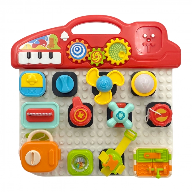 Woopie Montessori Children's Manipulative Panel Colorful Activity Panel