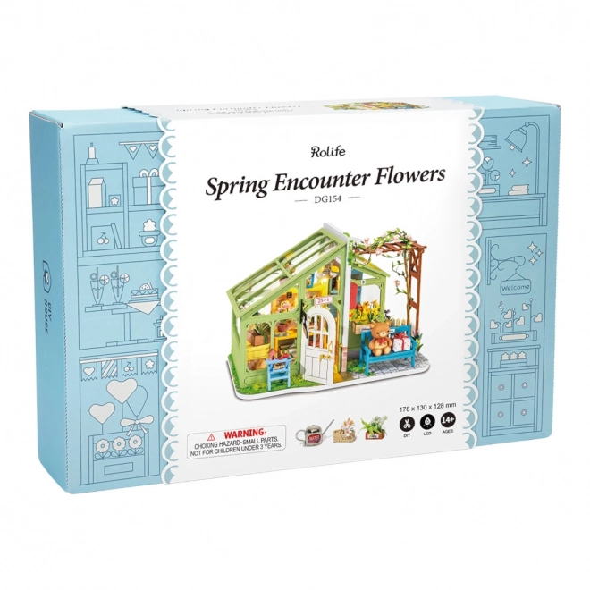 Lentebloemen - Doe-het-zelf Miniatuur Poppenhuis