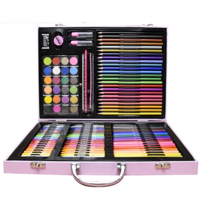 Art Set with Unicorn in Pink Case