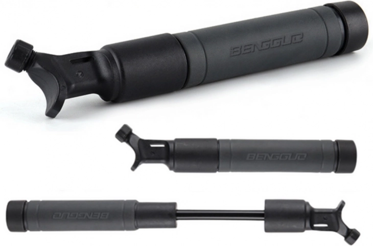 Universal hand pump for balls and air mattresses 21 cm