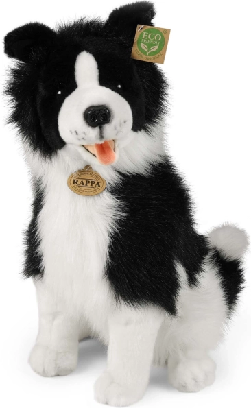 Plush Border Collie dog 40 cm eco friendly