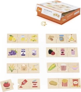 VIGA wooden puzzle: relationships between nature and food
