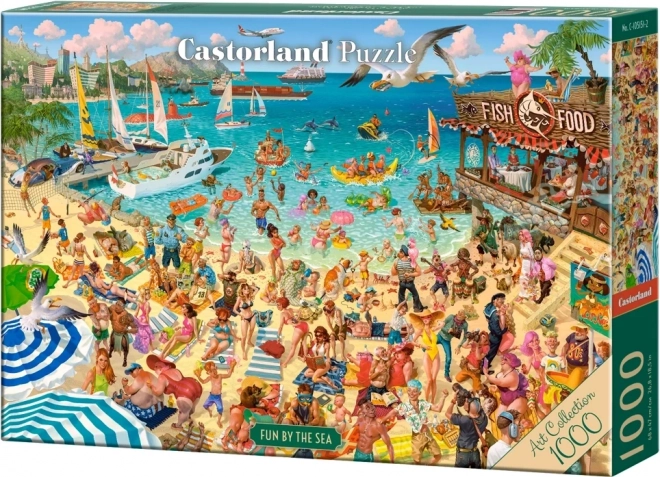 Castorland puzzel Kunst Collectie: Plezier aan zee 1000 stukjes