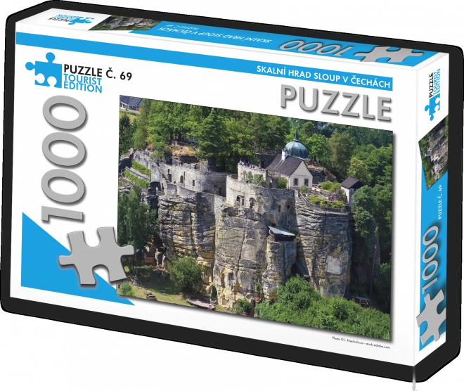 Tourist Puzzle Rock Castle Sloup in Bohemia 1000 pieces
