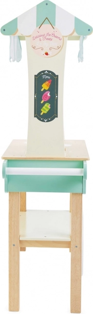Design réaliste avec auvent rayé
