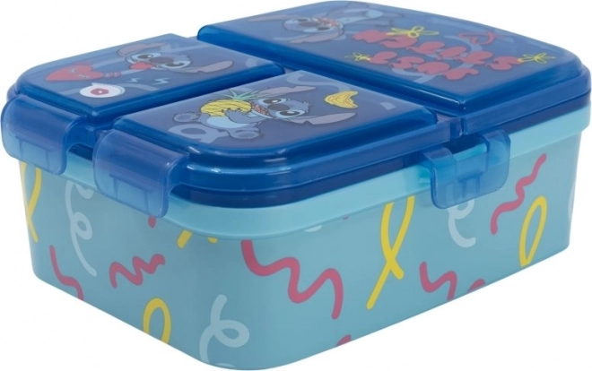 Boîte à goûter STOR XL avec compartiments Stitch