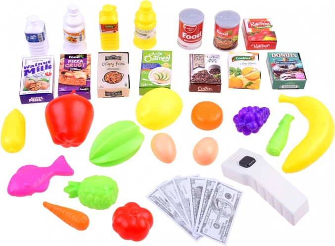 Riche assortiment d’aliments et d’accessoires
