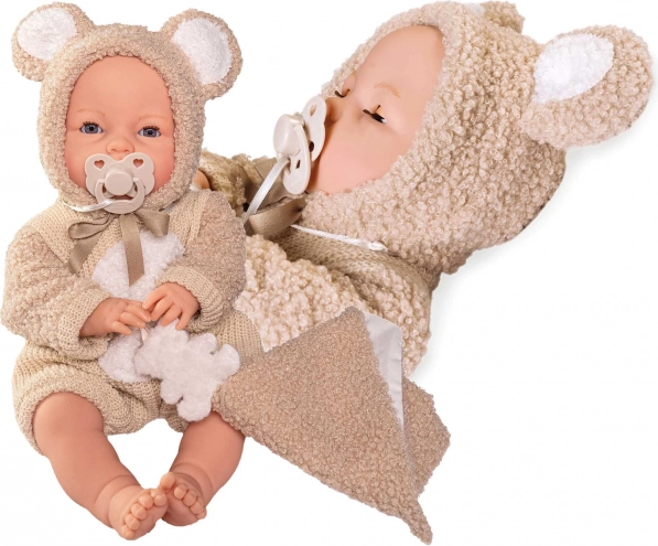 Blinking Baby Doll with Sounds and Soft Body 37 cm