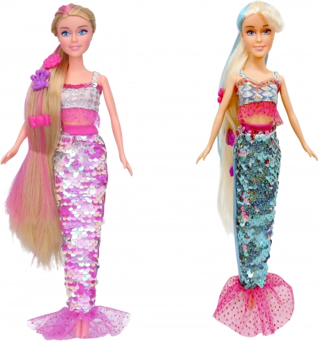 Zeemeerminpop met accessoires 29 cm