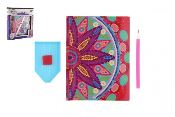 Creatieve set dagboek met diamantdecoratie