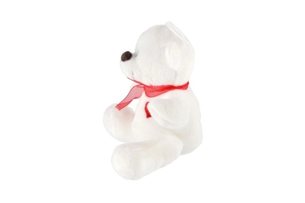 Plush Teddy Bear with Bow and Heart 12 cm