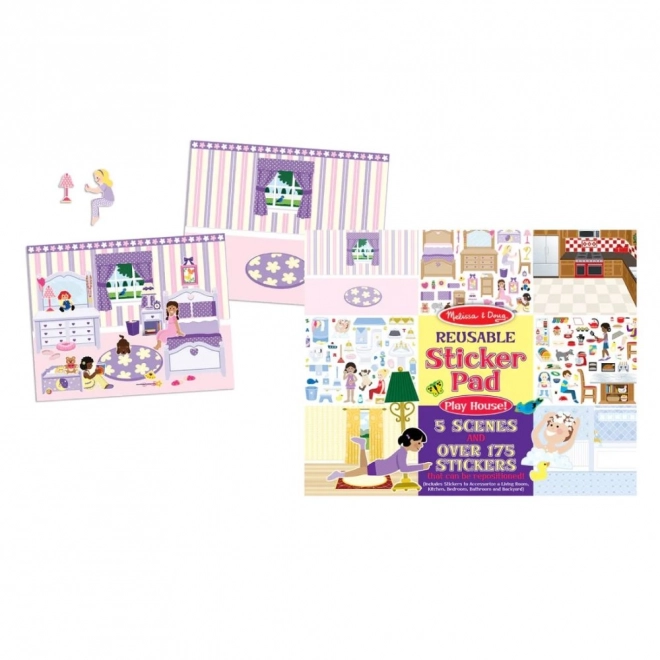 Herbruikbare Sticker Set 'Wij Spelen Huis' Melissa & Doug