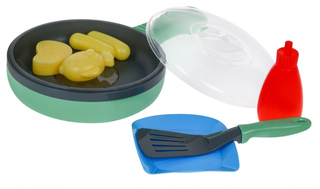Interactieve pan met bakfunctie voor kinderen 3+ Voedsel + licht- en geluidseffecten