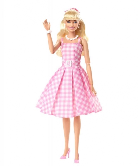 Film Barbie Doll Margot Robbie als Barbie in roze jurk