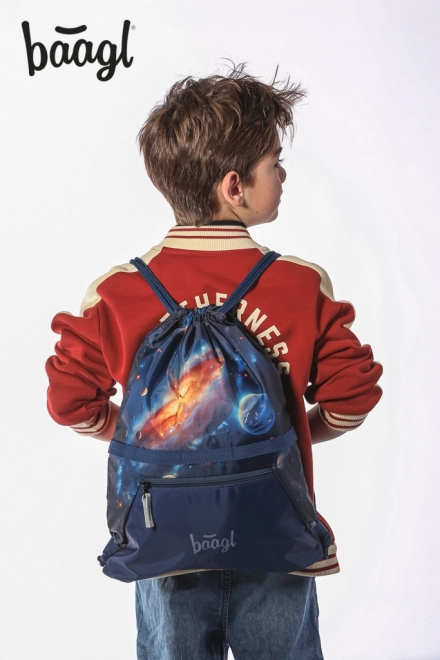 Set van schoolaccessoires ruimte