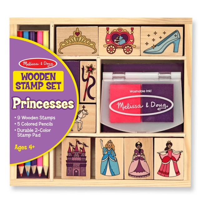 Melissa en Doug - Stempelset Prinsessen