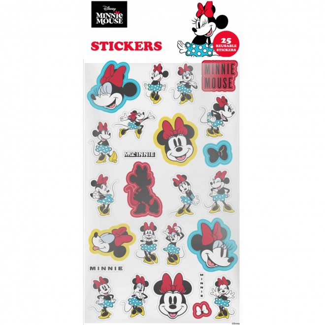 Autocollants Minnie réutilisables