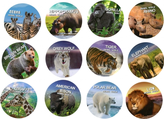 Wild Animals Mix in a Box - 1 pc