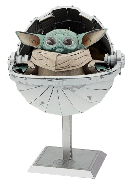 Metal Earth 3D-puzzel Star Wars Mandalorian: Het Kind