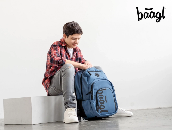 Ensemble BAAGL Coolmate Ocean Blue : Sac à dos, Trousse et Sac