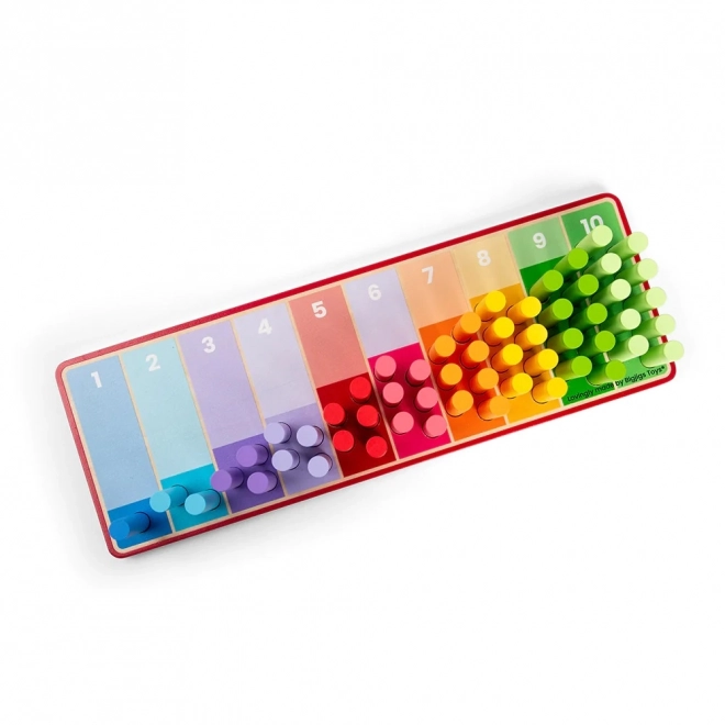 Regenbogen-Rechenstäbchen für Kinder