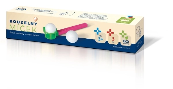 MAGIC BALL roze magische blaasbal breinbreker in doosje 22x4,5x3cm