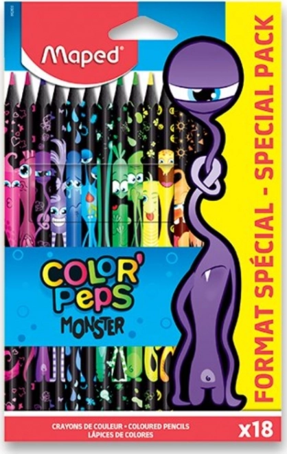 MAPED Kleurpotloden Color'Peps Monster 18 stuks