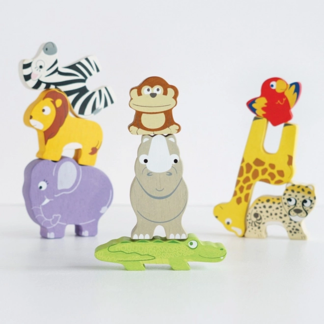 Le Toy Van Petilou Stapeltoren Afrika 9 stuks