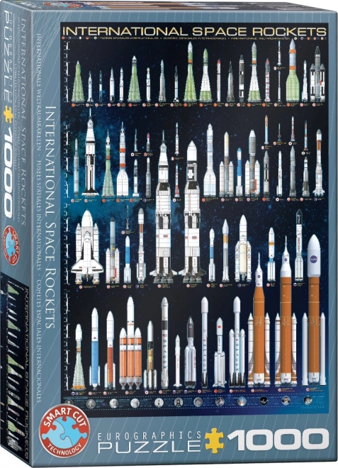Eurographics Puzzle International Space Rockets 1000 Pieces