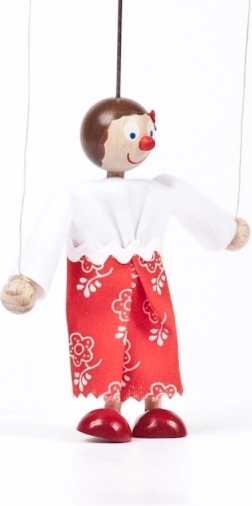 GERLICH Holzmarionette Maruška 12 cm