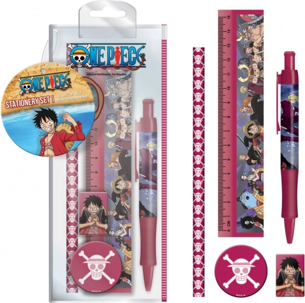 Schulset ONE PIECE in Kunststoffetui