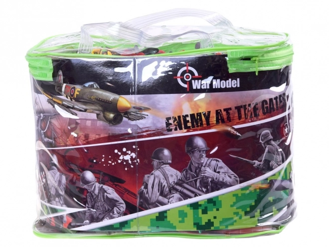 Großes Militärspielset mit Panzern und Soldaten