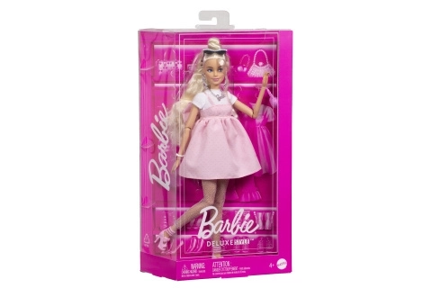 Barbie Deluxe Model met strikjurk