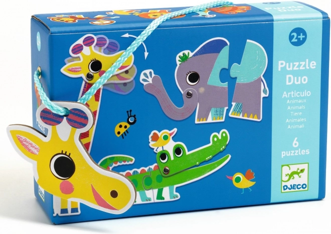 DJECO Puzzle Duo Animals