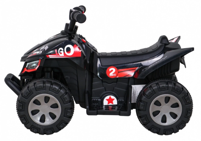 Rapide quad électrique pour enfants jaune – Noir
