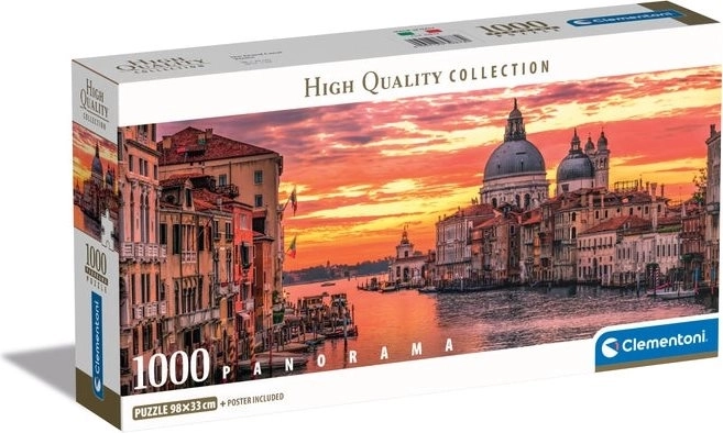 Puzzle 1000 pièces Compact Panorama Grand Canal Venise