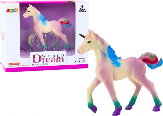 Collectible figurine small purple unicorn 8 cm