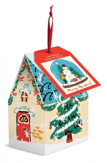 Winterpuzzle Schneeflocke GALISON 130 Teile