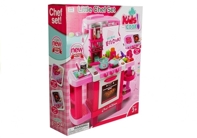 Kinderen Keukentje met Broodrooster en Koffiezetapparaat Roze