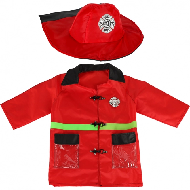 Carnaval kostuum brandweerman met walkietalkie 3-8 jaar