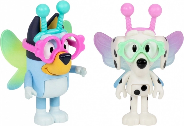 Bluey figuren dubbelverpakking Baby Bluey en Chloe